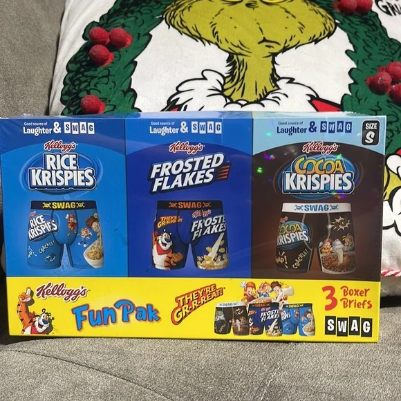 🥣☠️Swag Kellogg’s Fun Pack Boxers☠️🥣 - Picture 3 of 8
